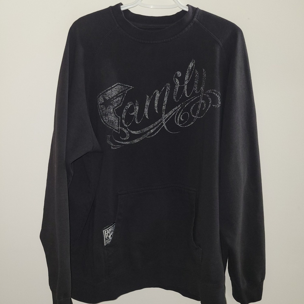 Y2K Famous Stars And Straps Family Sweatshirt Men's Size XL Black